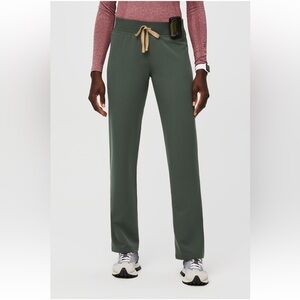 Figs Technical Collection Pants in Green high waist